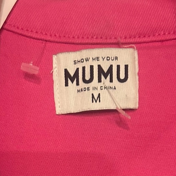 Show Me Your Mumu Hot Pink Cropped Jumpsuit - Picture 4 of 6